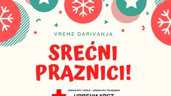 Čestitka Crvenog krsta Pančevo